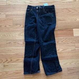 Women’s Dark Wash Zara Straight Leg Jeans - Black